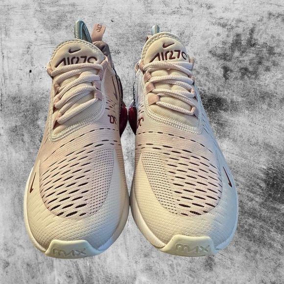 Nike Air Max 270 Women’s Size 7 Shoe Barely Rose Pink Sneaker 2017 AH6789-601 - Picture 2 of 9